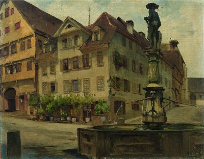 Das Haus des Konditors Carl Bühler um 1900